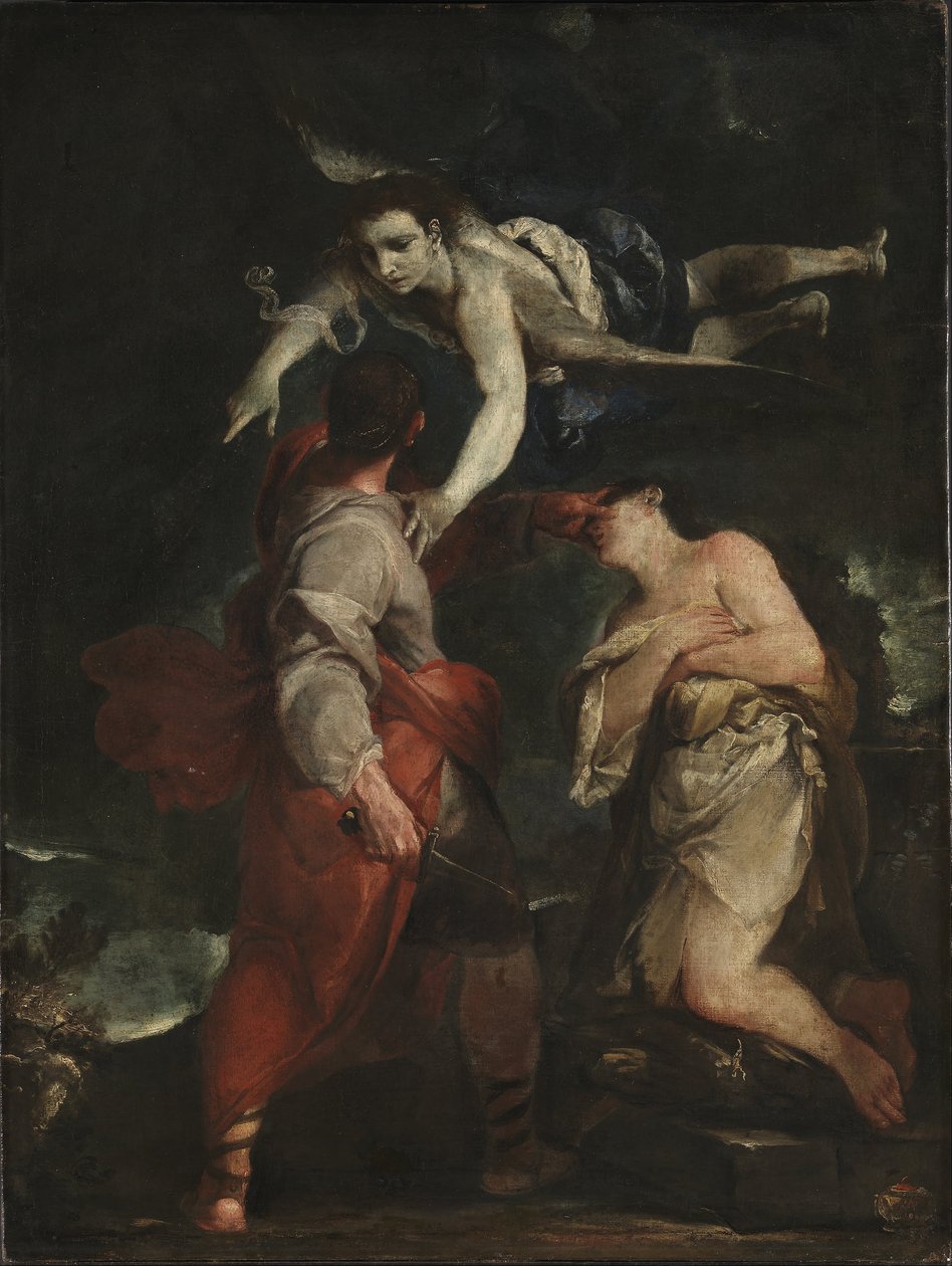Abrahamova oběť od Giuseppe Maria Crespi