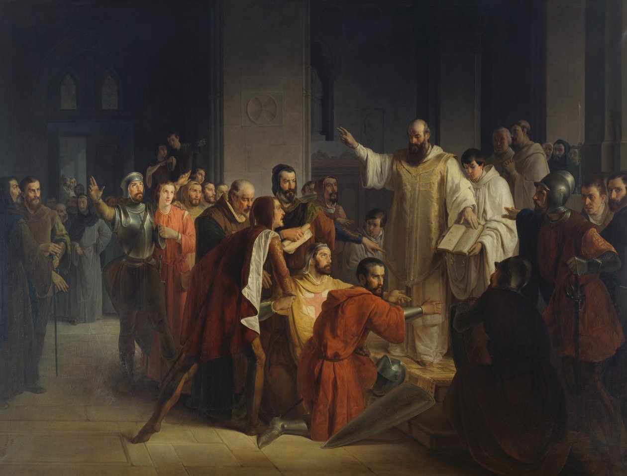 Pontidova přísaha od Giuseppe Mazza