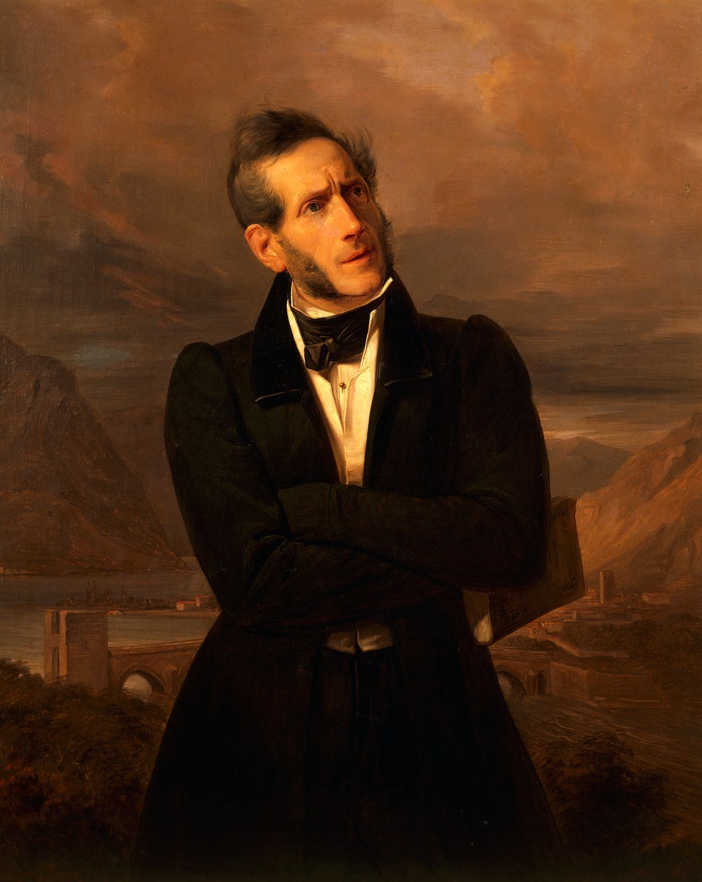 Portrét Alessandra Manzoniho (Milán od Giuseppe Molteni