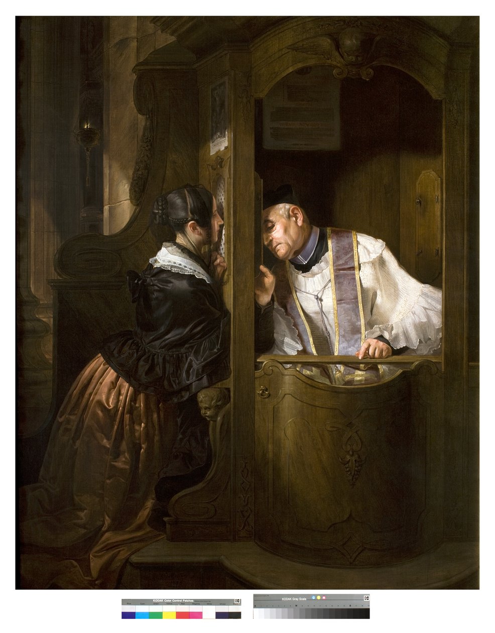 Vyznání, 1838 od Giuseppe Molteni