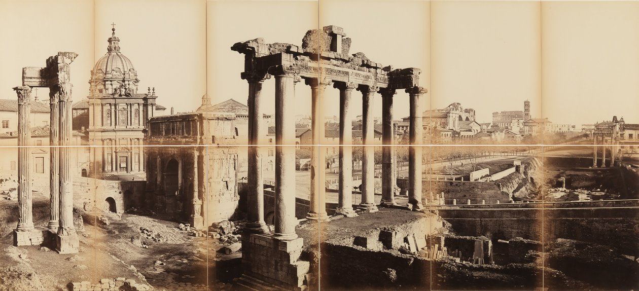 Pohled na Forum Romanum od Giuseppe Ninci