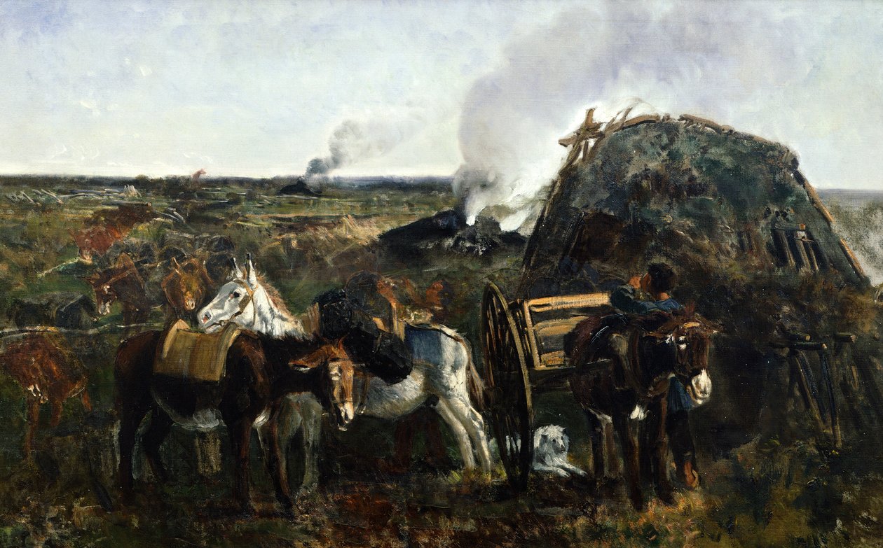The Colliers od Giuseppe Palizziho od Giuseppe Palizzi