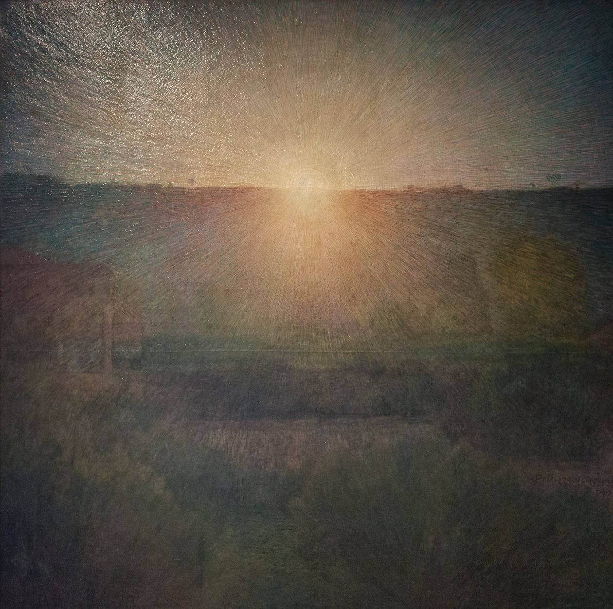 Vycházející slunce od Giuseppe Pellizza da Volpedo