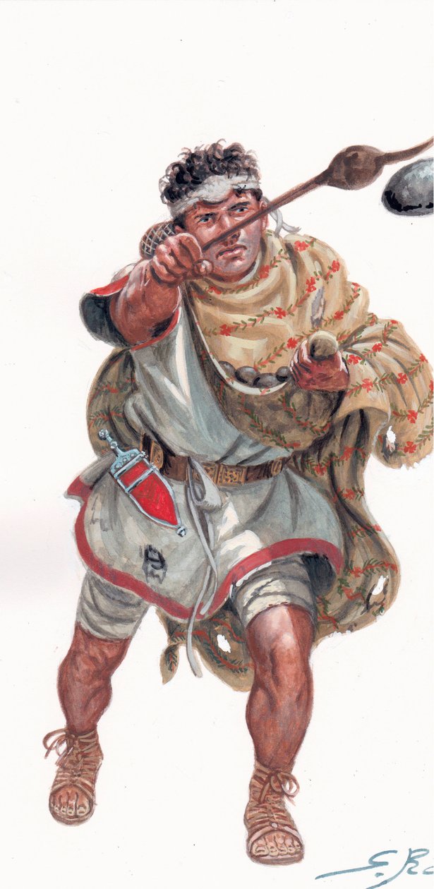 Slinger od Baleares od Giuseppe Rava