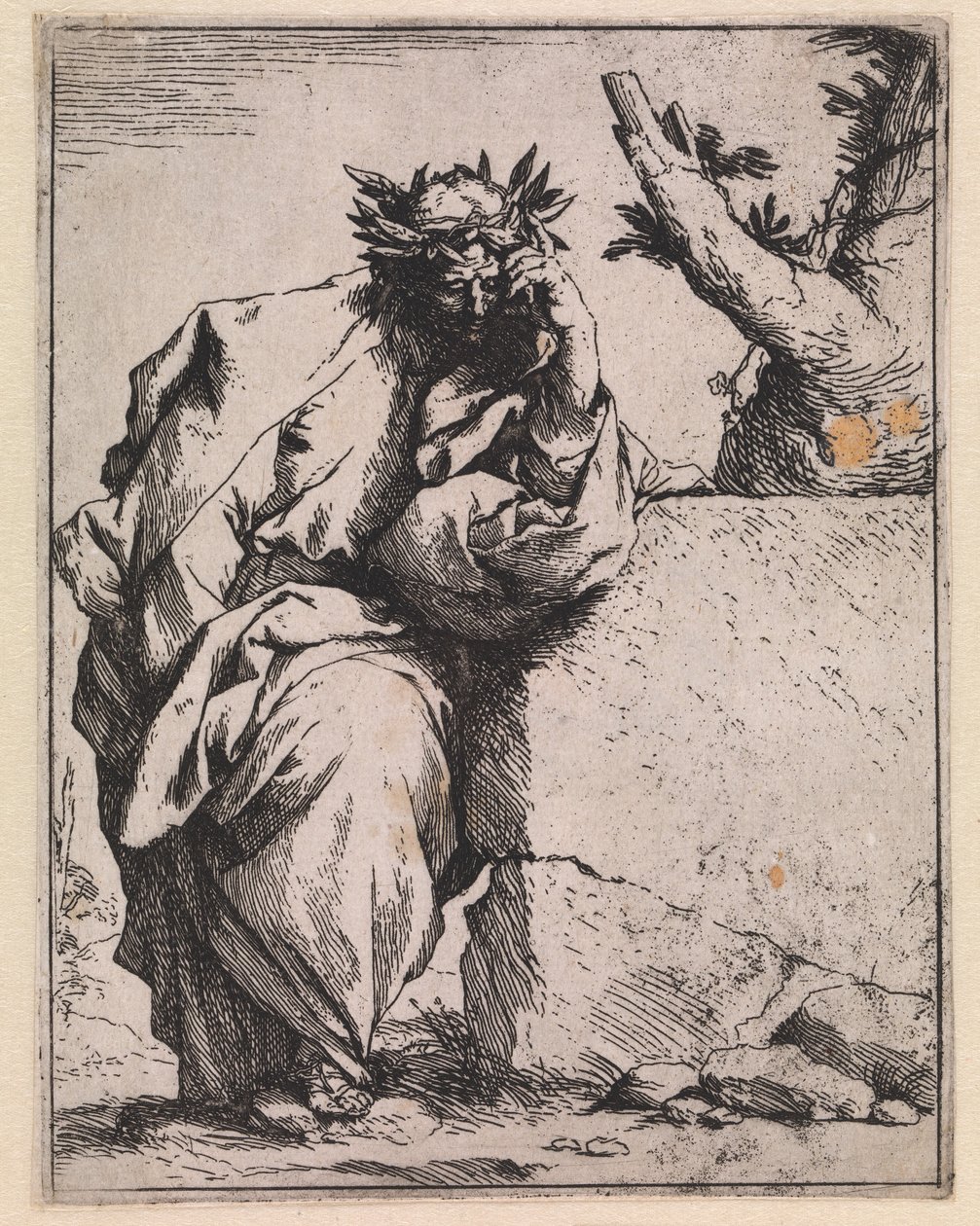 Básník od Giuseppe Ribera
