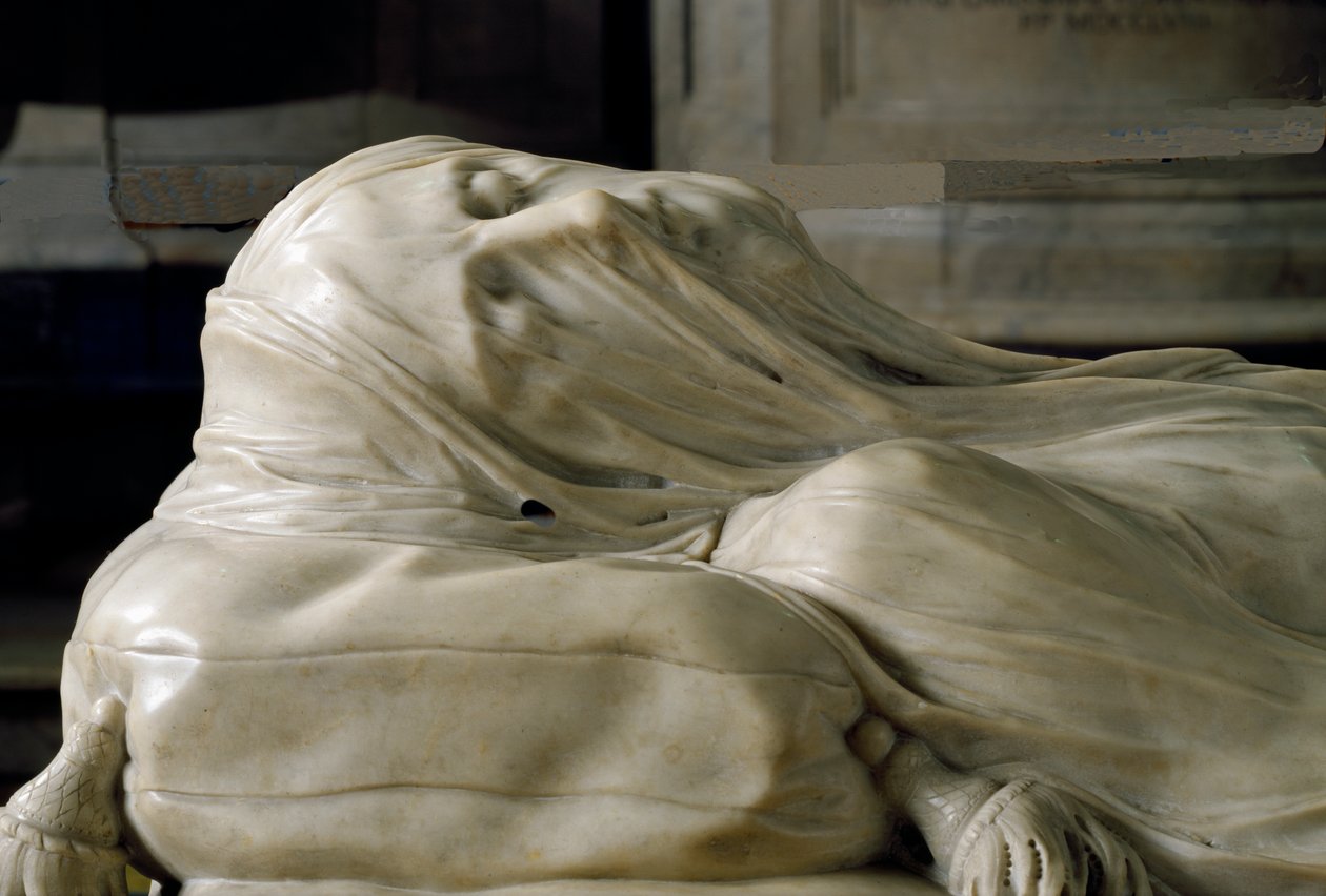 Zahalený Kristus od Giuseppe Sanmartino