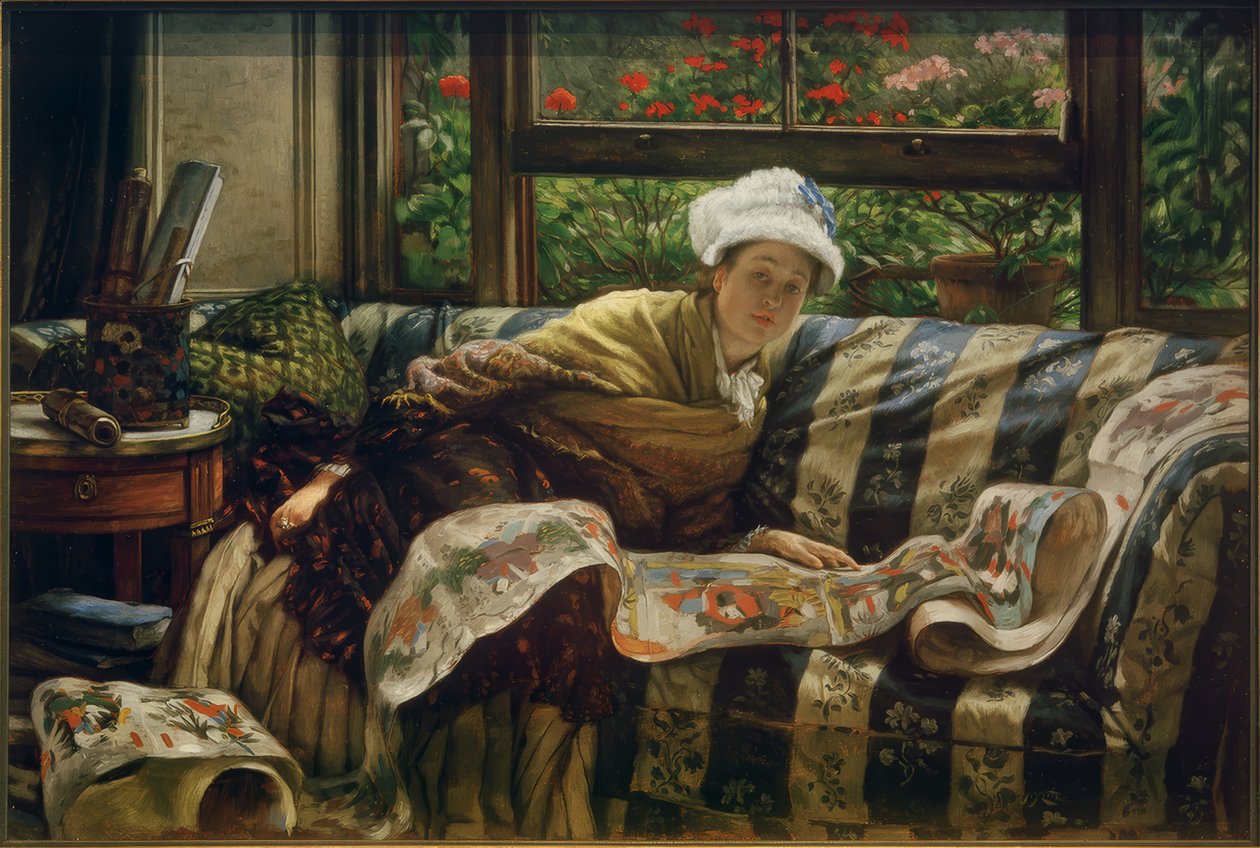 Portrét dámy od Giuseppe de Nittis