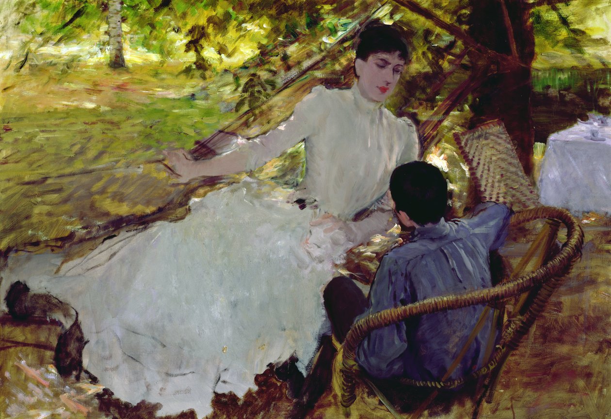 V houpací síti II, 1884 od Giuseppe de Nittis