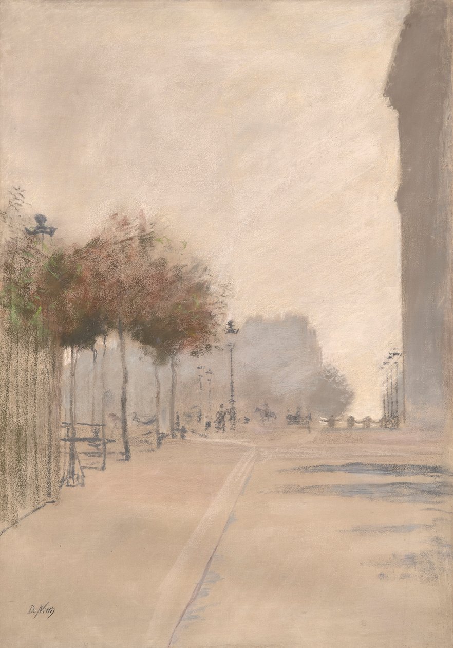 Pohled na Paříž od Giuseppe de Nittis