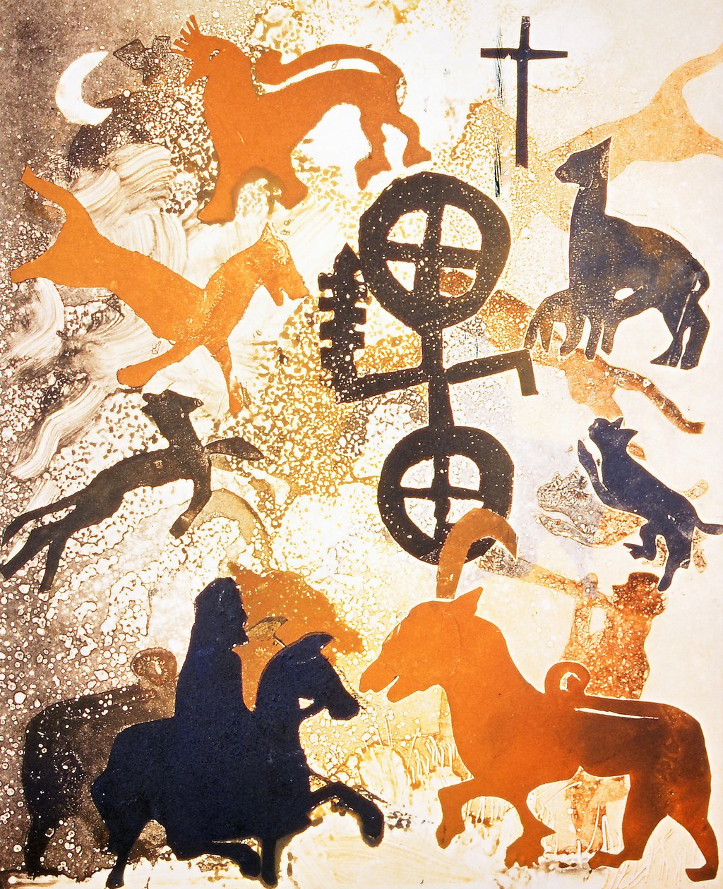 Moonlight, 2000 (monotisk) od Gloria Wallington