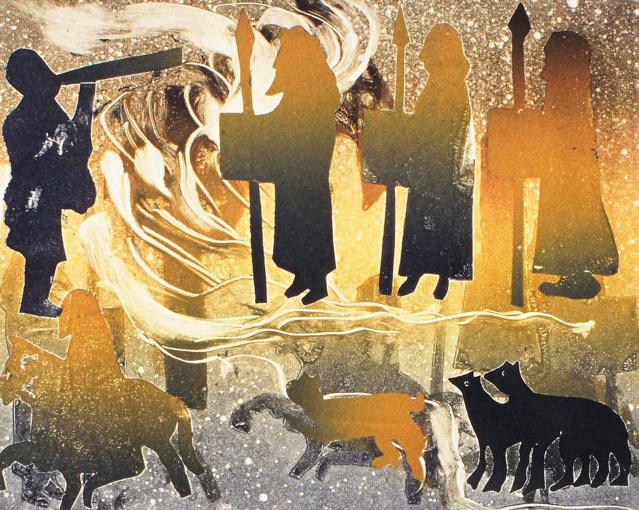 Pictish Melody, 2000 (monotisk) od Gloria Wallington