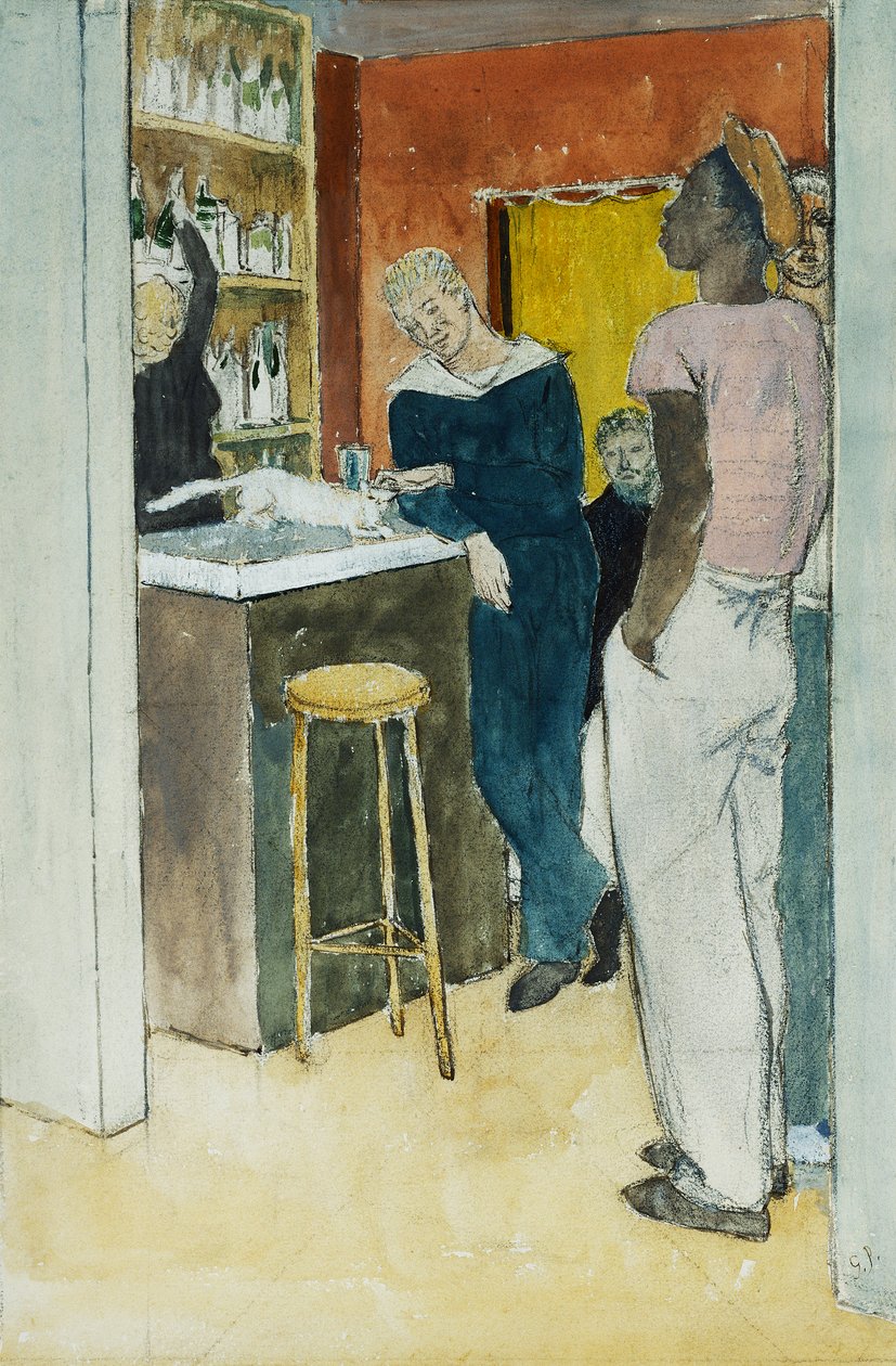 Bistro, Havre od Glyn Warren Philpot
