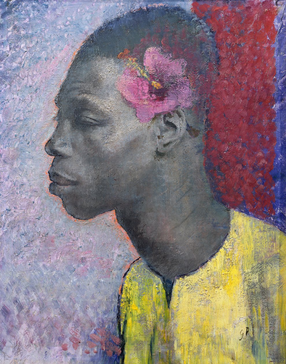 Hlava černocha od Glyn Warren Philpot