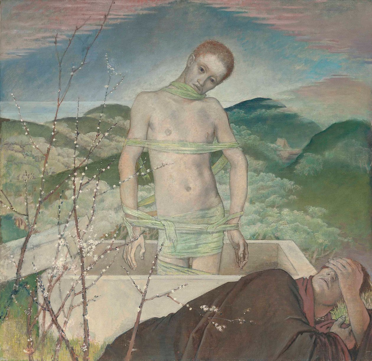Resurgam, c. 1929 (olej na plátně) od Glyn Warren Philpot