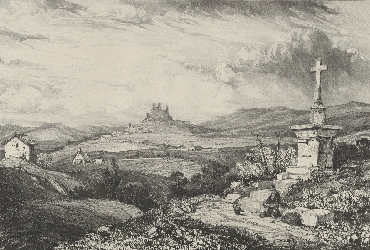 Zámek Larderole, 1832. od Godefroy Engelmann