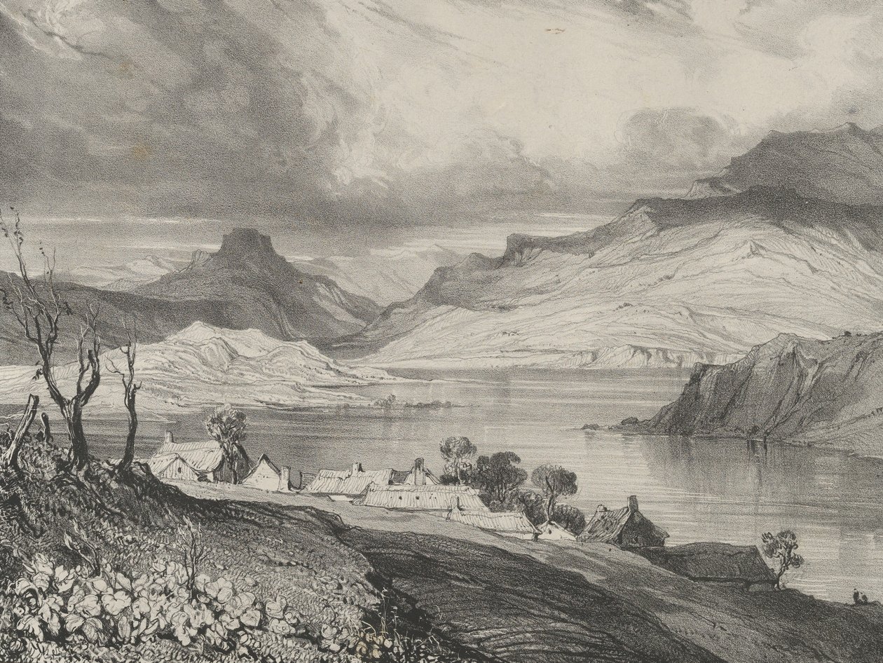 Jezero Aidat, 1831. od Godefroy Engelmann