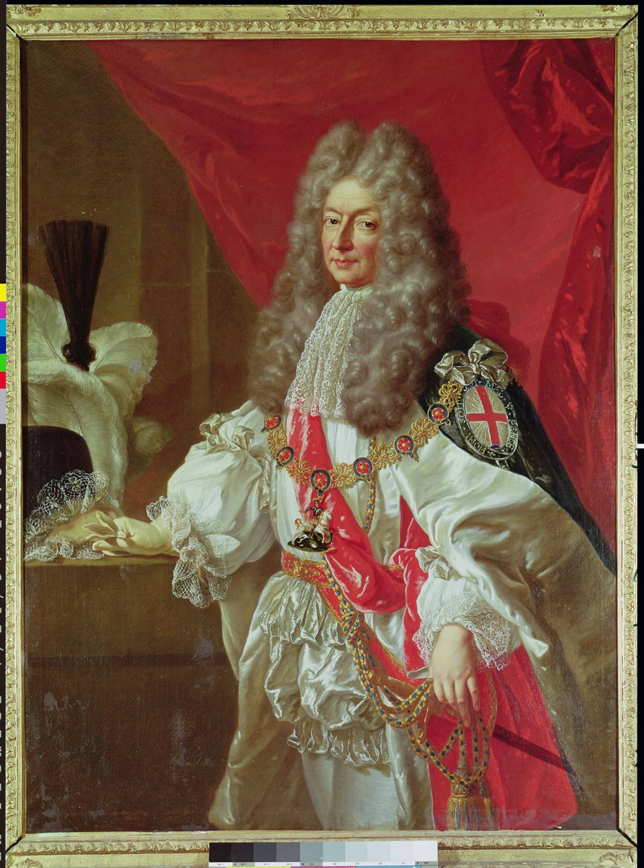 Antoine-Nomper de Caumont (1633-1723) vévoda z Lauzun, podle obrazu Petera Lelyho (1618-80) od Godfrey Kneller