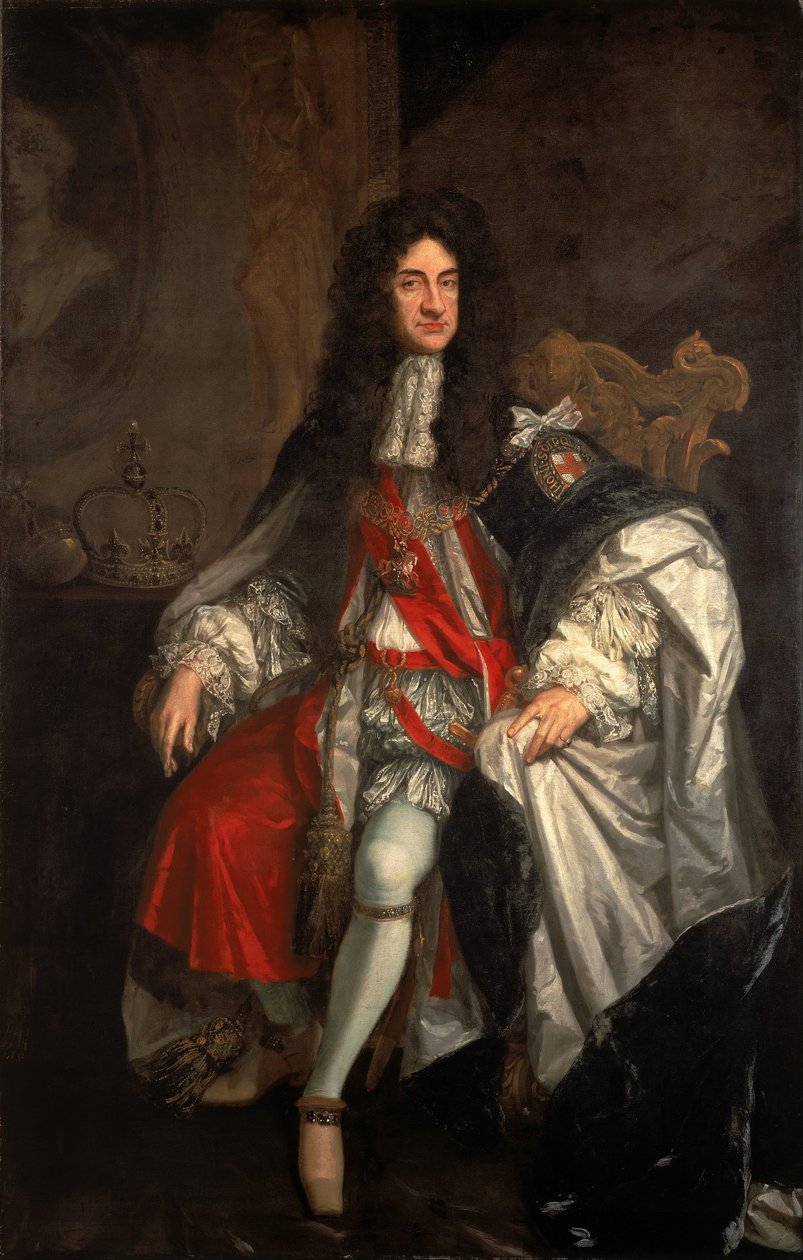 Král Karel II od Godfrey Kneller