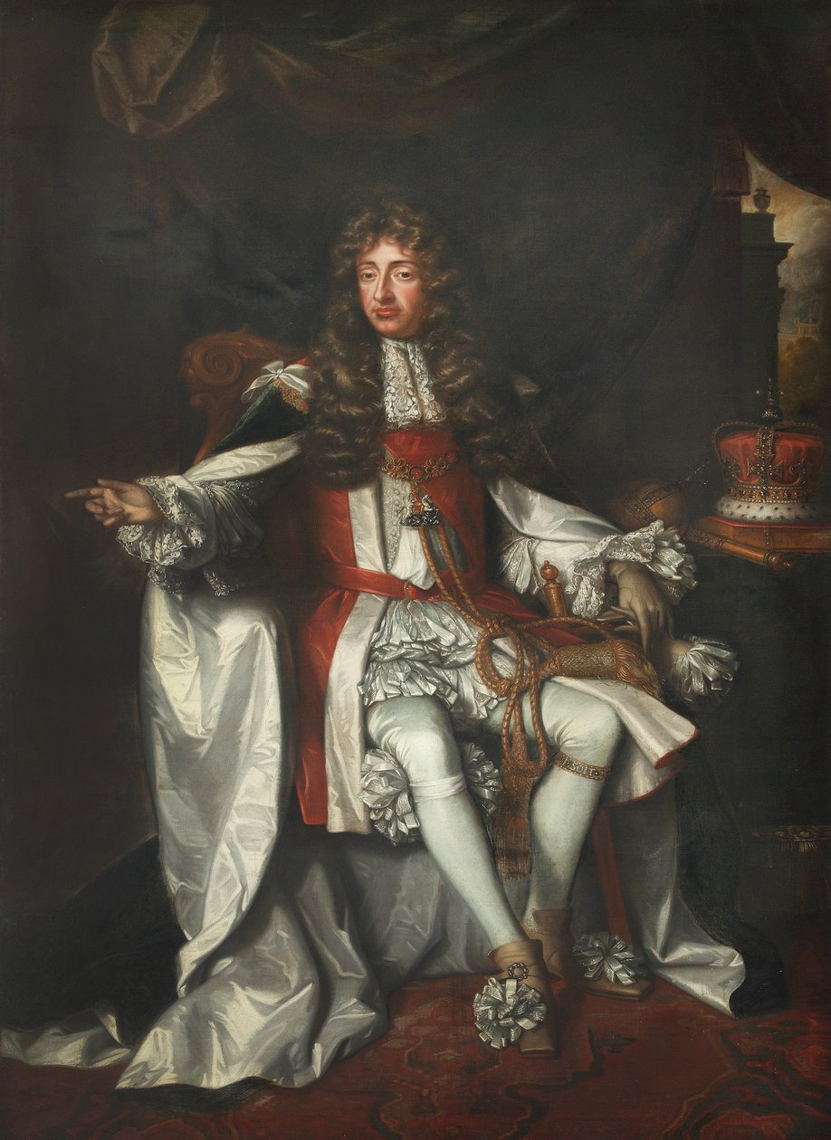 Král Jakub II od Godfrey Kneller