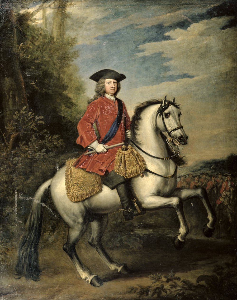 Portrét krále Jiřího I., 1717 od Godfrey Kneller