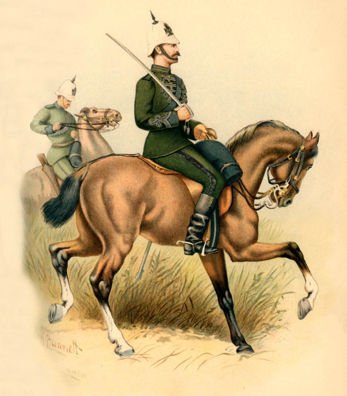 The Cape Mounted Rifles, 1890. od Godfrey Douglas Giles