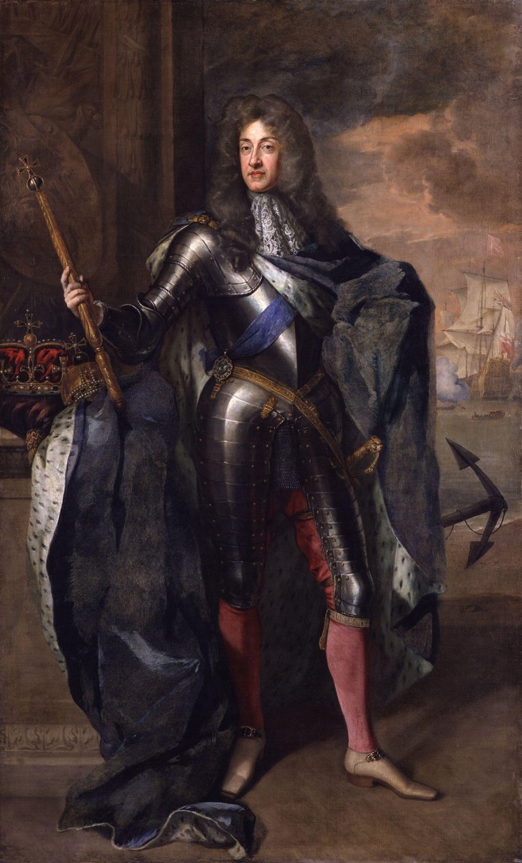 Král Jakub II. od Godfrey Kneller