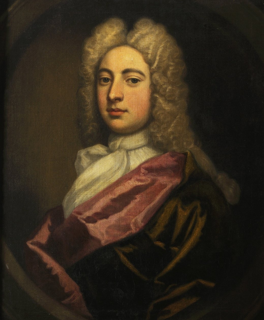 Portrét gentlemana od Godfrey follower of Kneller