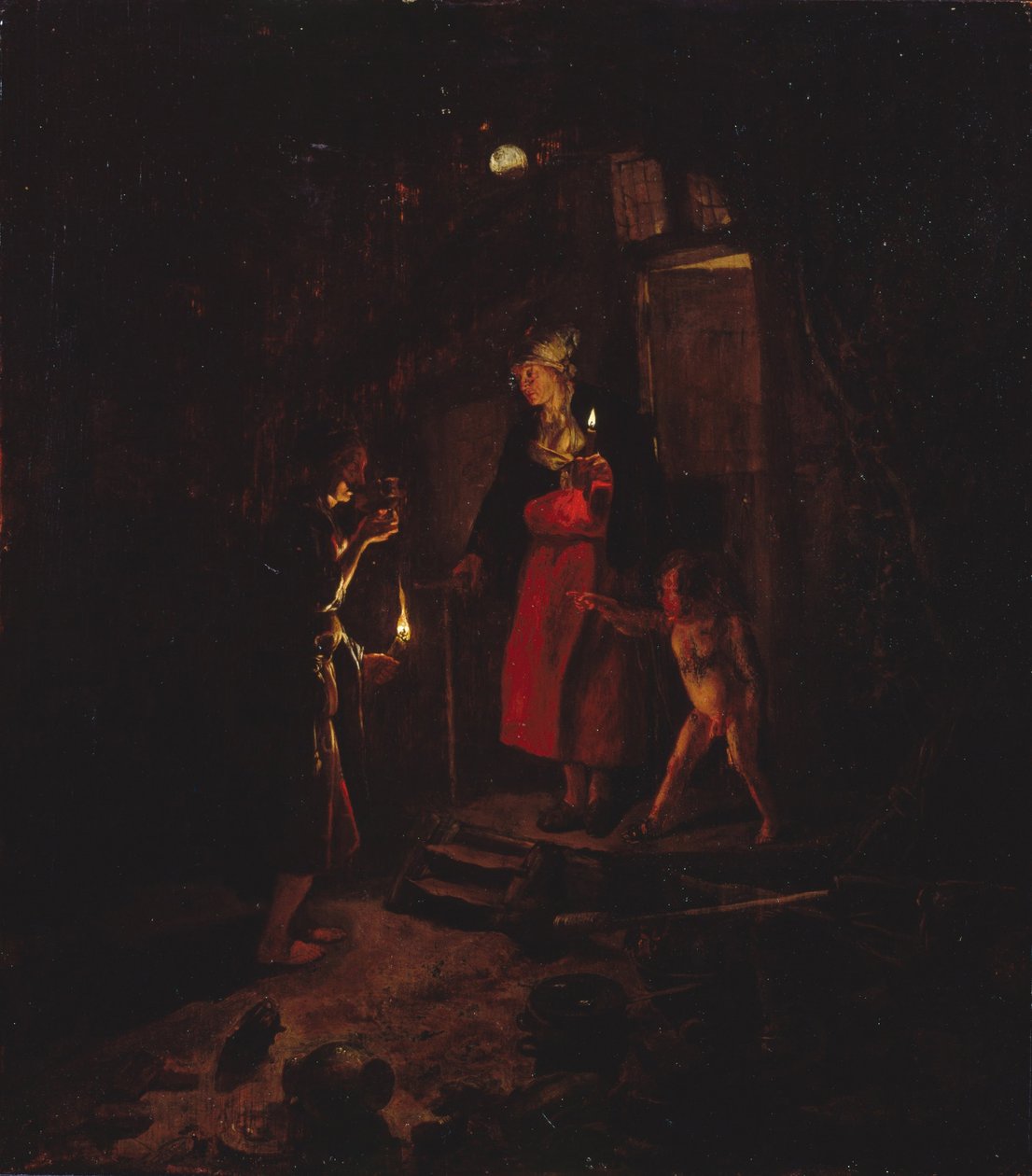 Ceres na chatě od Godfried Schalcken