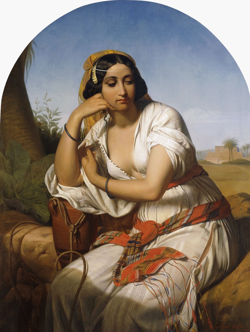 Beduínská žena, 1848 od Godfried Guffens