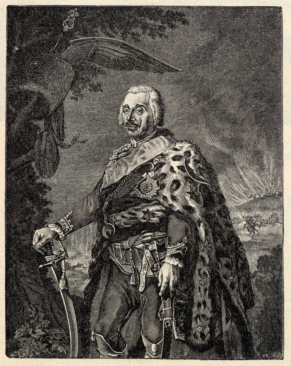 Generál Hans Joachim von Zieten 1699-1786. od Gottfried Daniel Berger