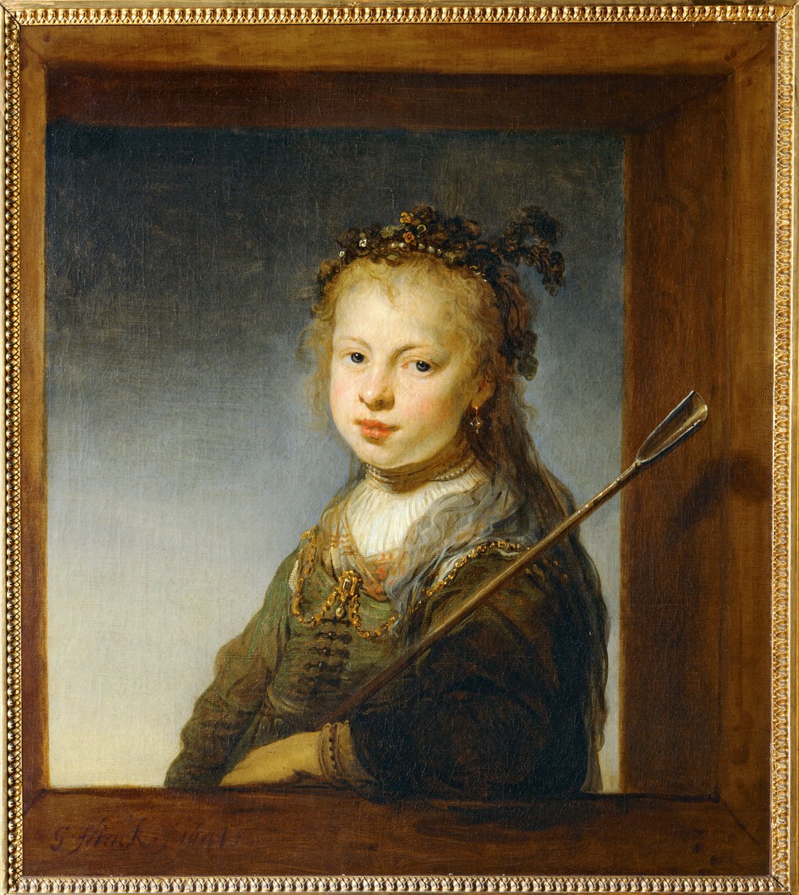 Dívka jako pastýřka ... od Govaert Flinck