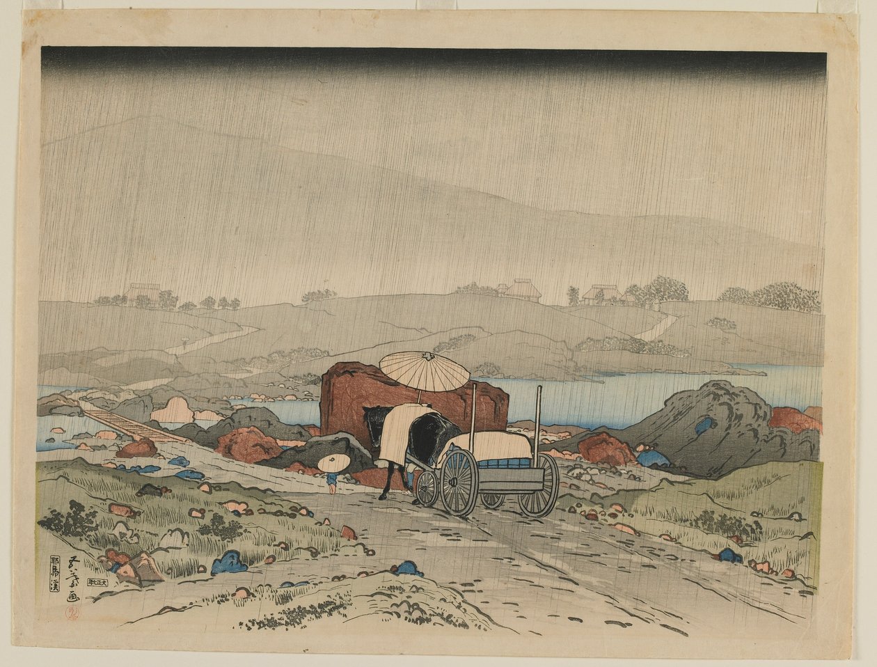Yabakei, Coping Ella, 1918 (Toto je DB ck p Hayashi t) od Goyo Hashiguchi