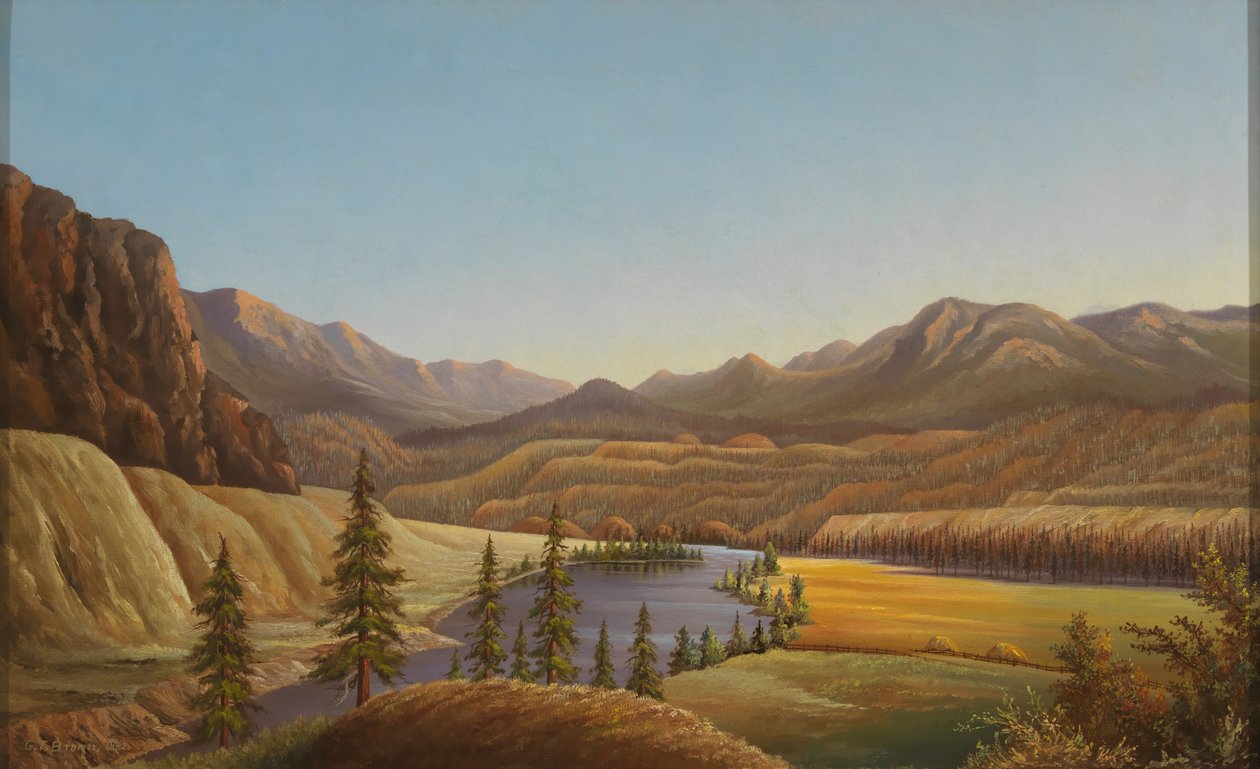 Pohled na jezero Okanagan, Britská Kolumbie od Grafton Tyler Brown