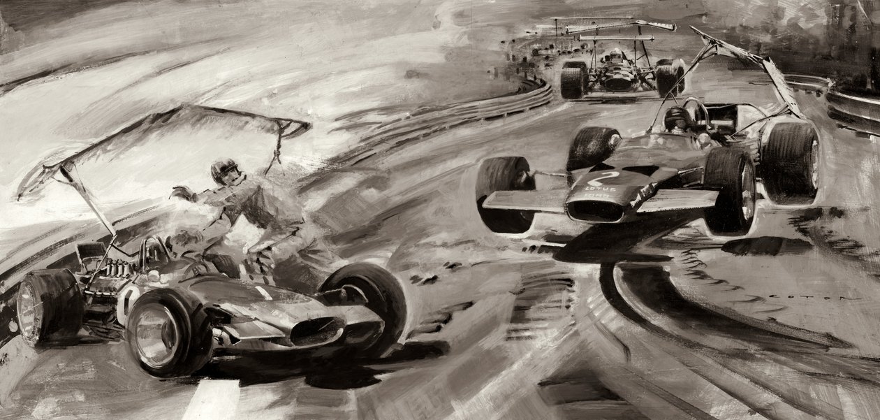 Grand Prix Problems (kvaš na papíře) od Graham Coton
