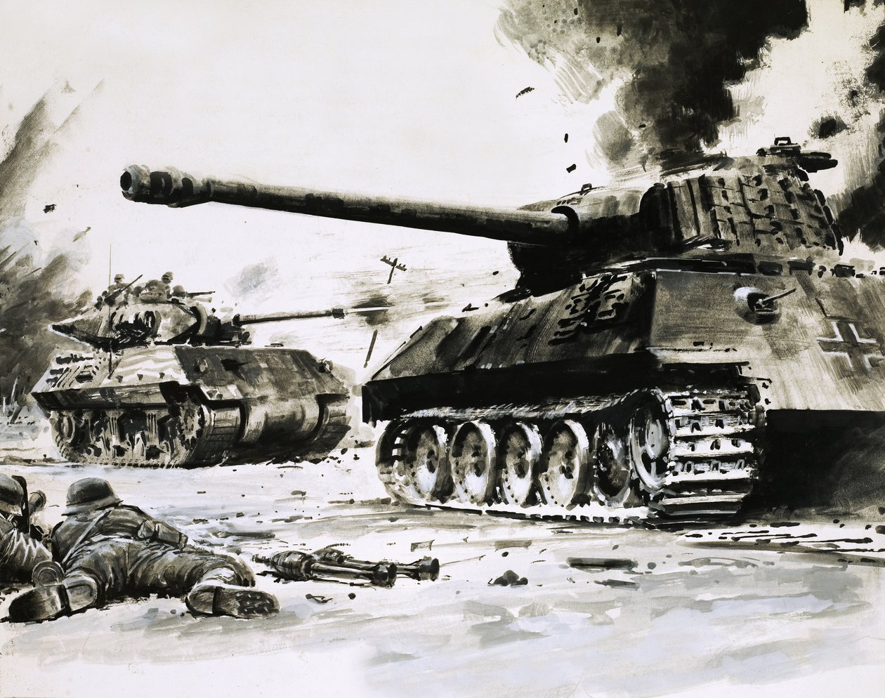 Tanky v ulicích od Graham Coton