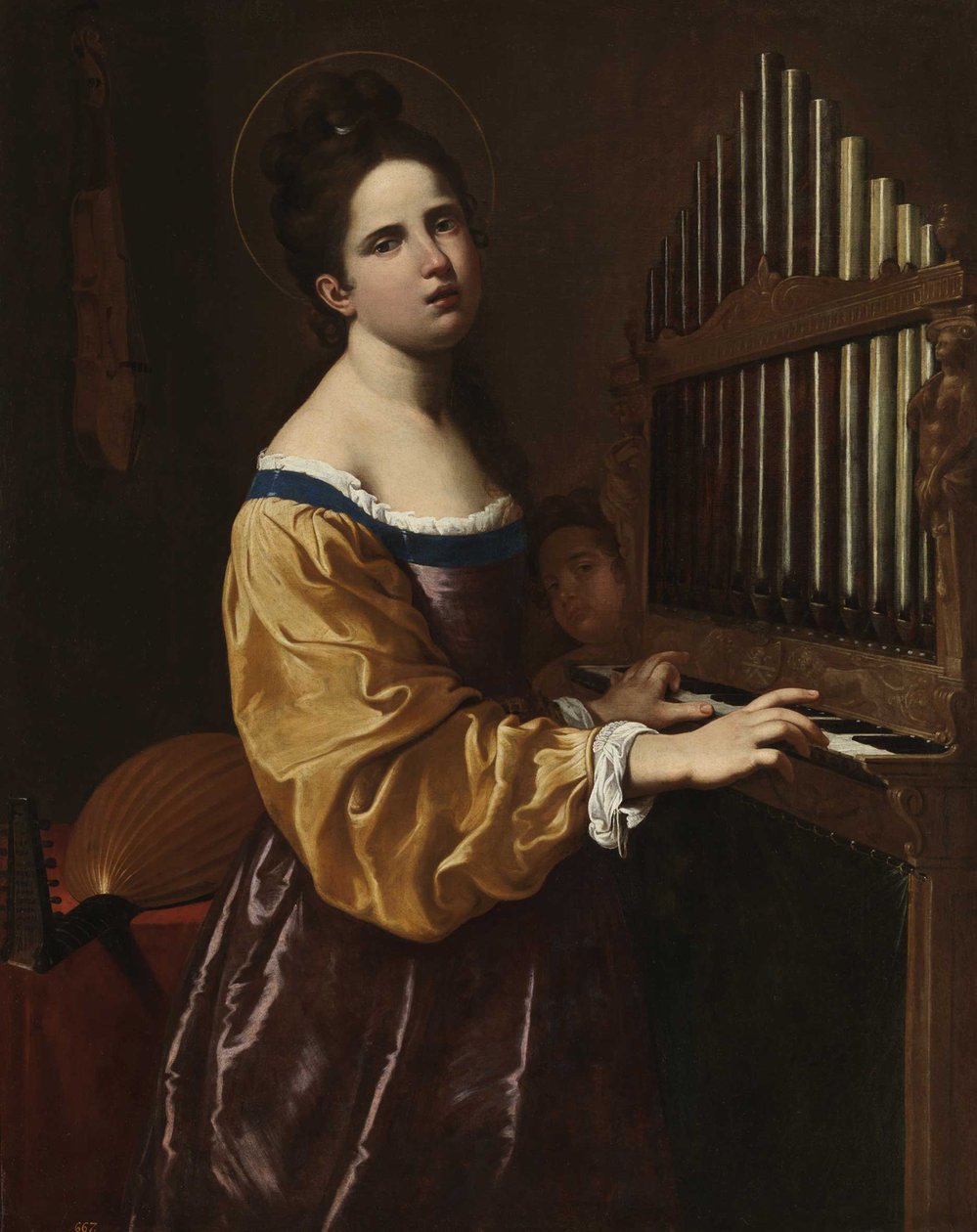 Svatá Cecílie, po roce 1611. od Gramatica