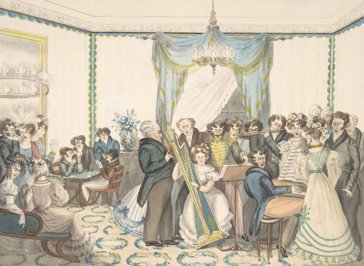Koncert, 1820-30. od Granddaughters of Dr. Samuel Parr.