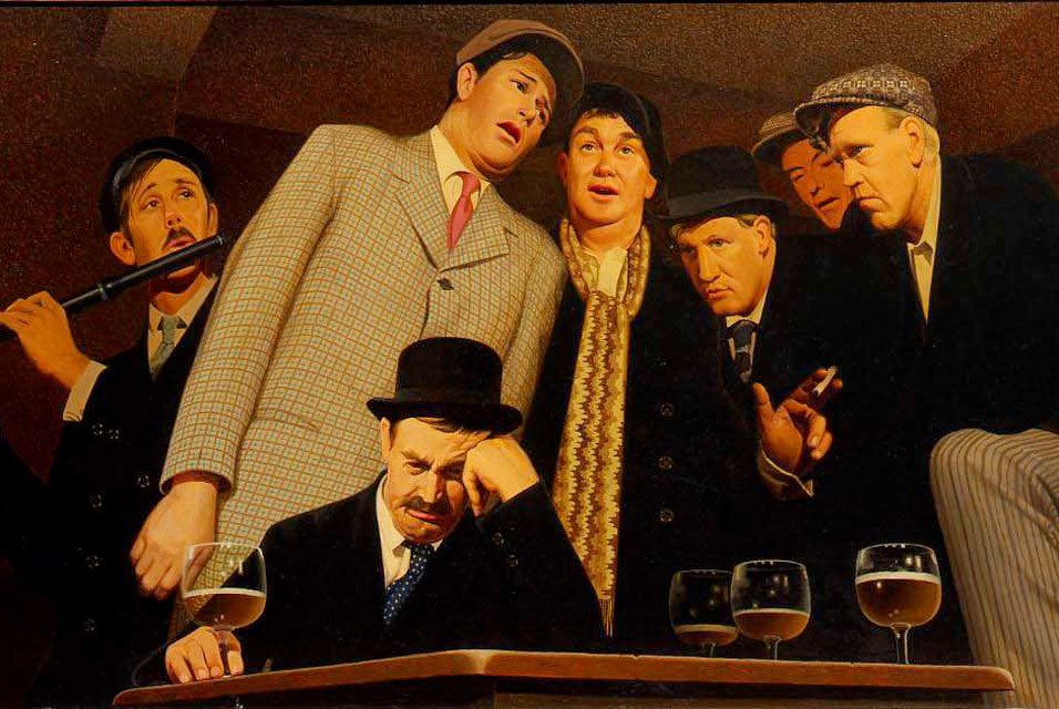 Sentimentální balada od Grant Wood
