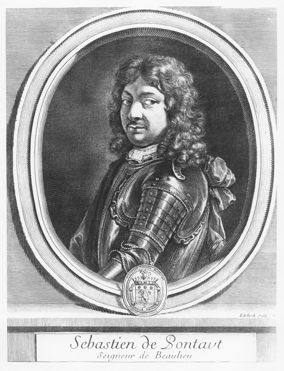Sebastien de Pontault od Gérard Edelinck