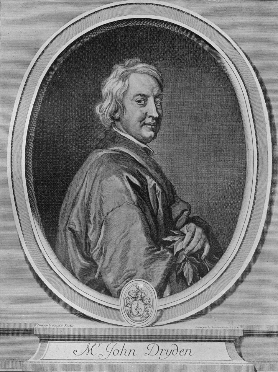 John Dryden, c1700 od Gérard Edelinck