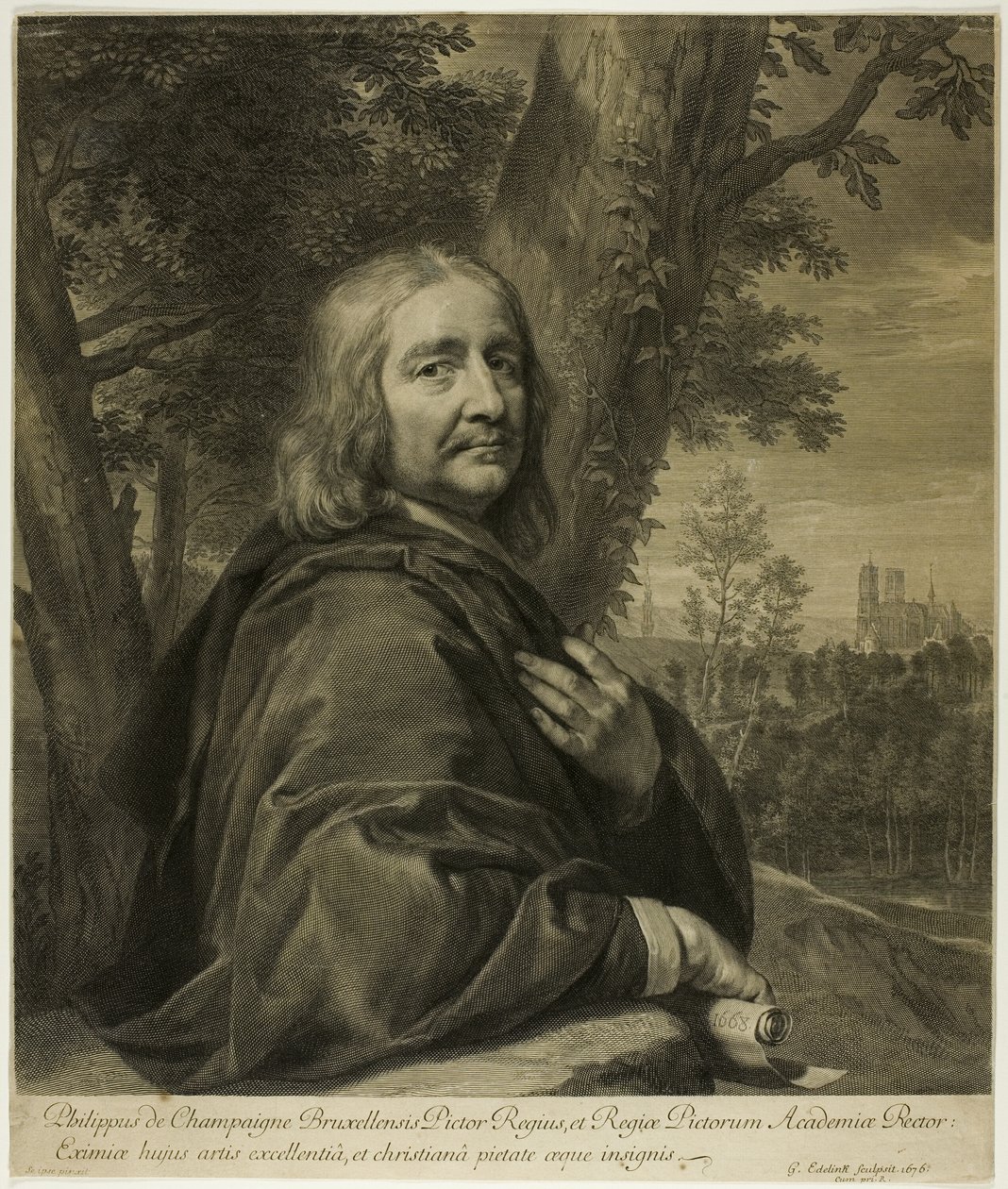 Filip ze Champaigne od Gérard Edelinck