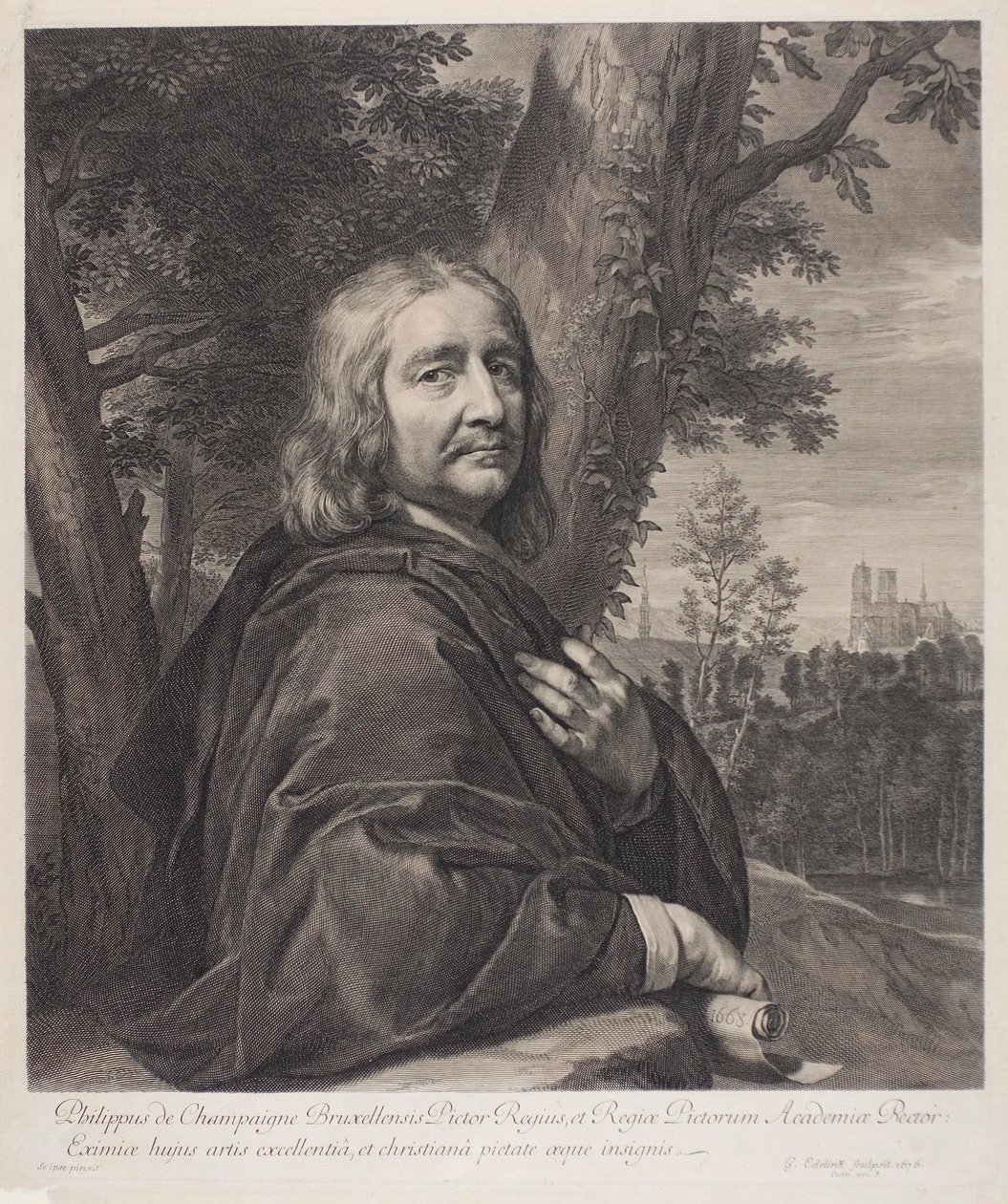 Filip ze Champaigne od Gérard Edelinck