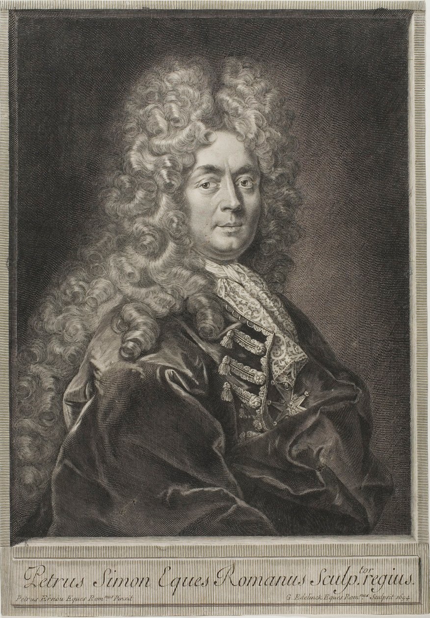 Pierre Simon, rytec od Gérard Edelinck