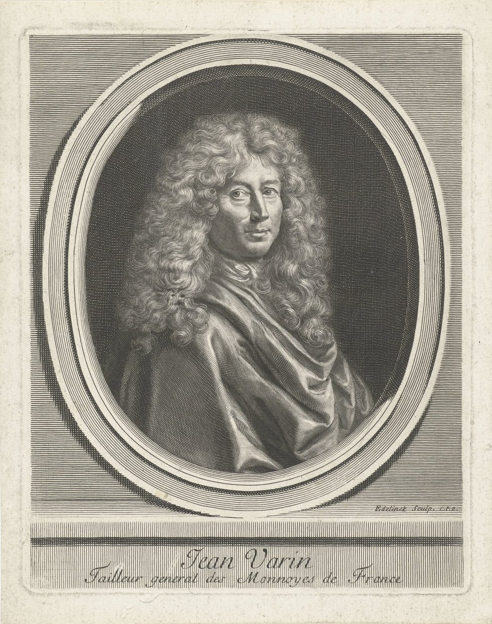 Portrét Jeana Varina od Gérard Edelinck