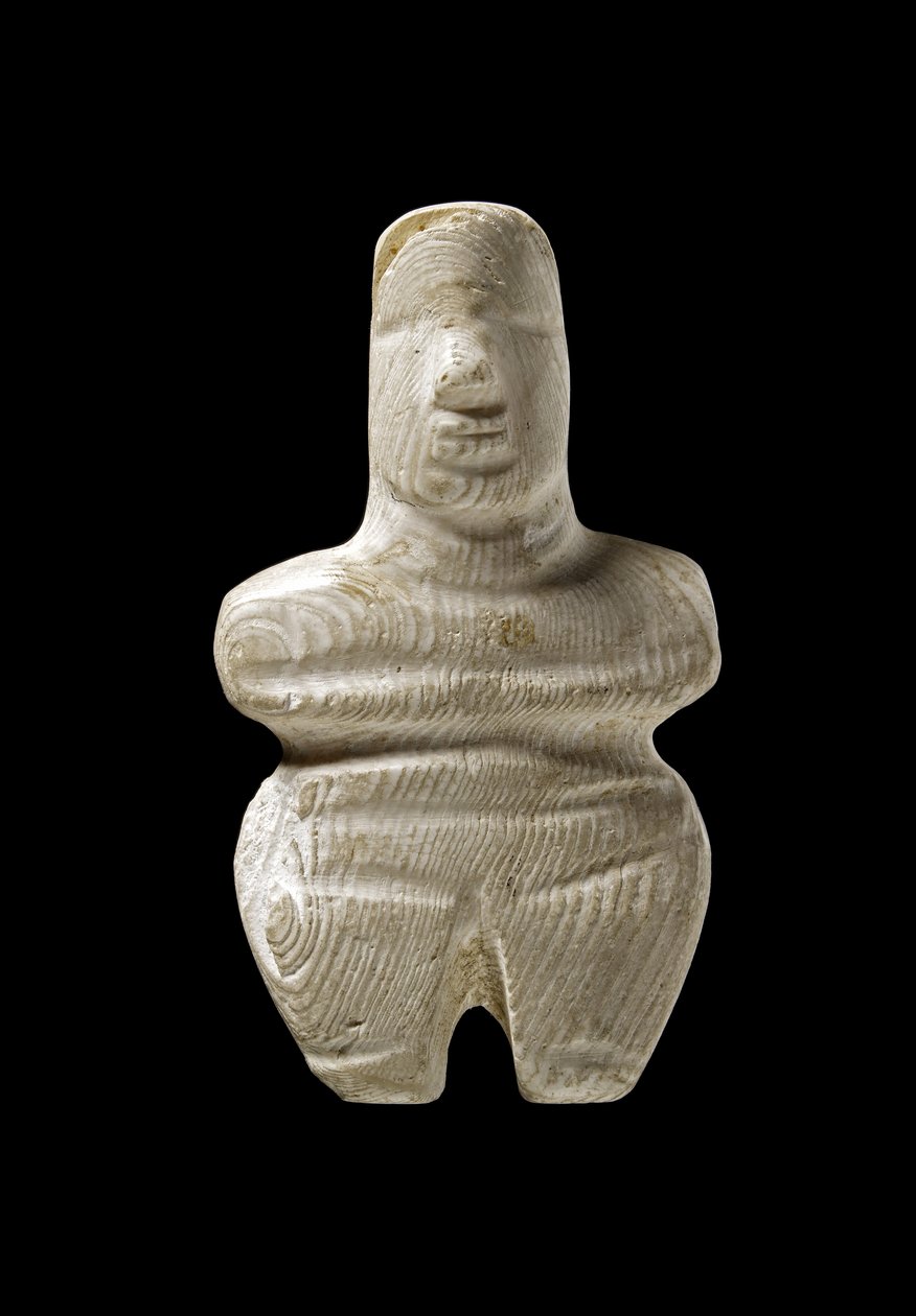 Kykladská figurka, Naxos, cca 3000-2000 př.nl (mramor) od Greek