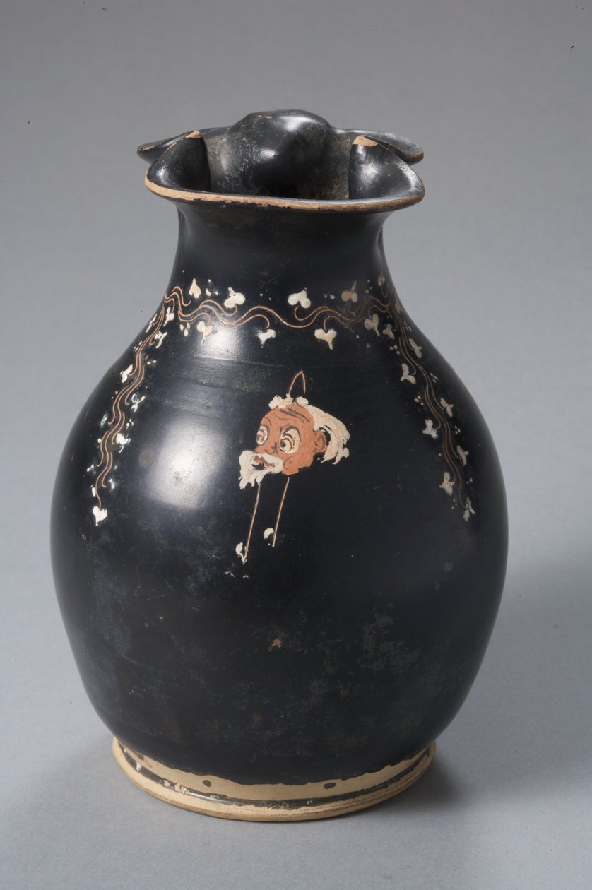 Gnathian glazované oinochoe, Konnakis Group od Greek