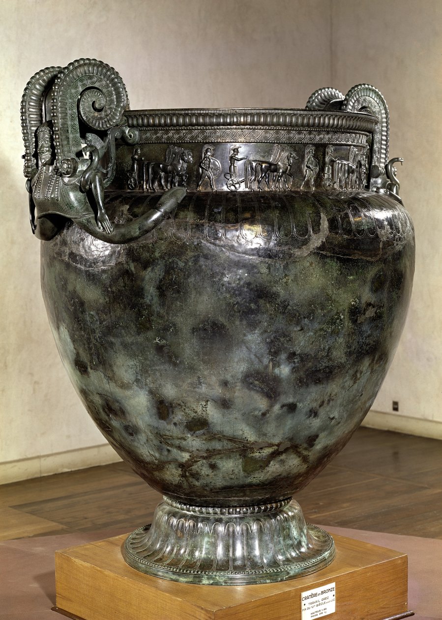 Krater z hrobky princezny z Vixu (bronz) (viz také 173539, 40863 a 175991) od Greek