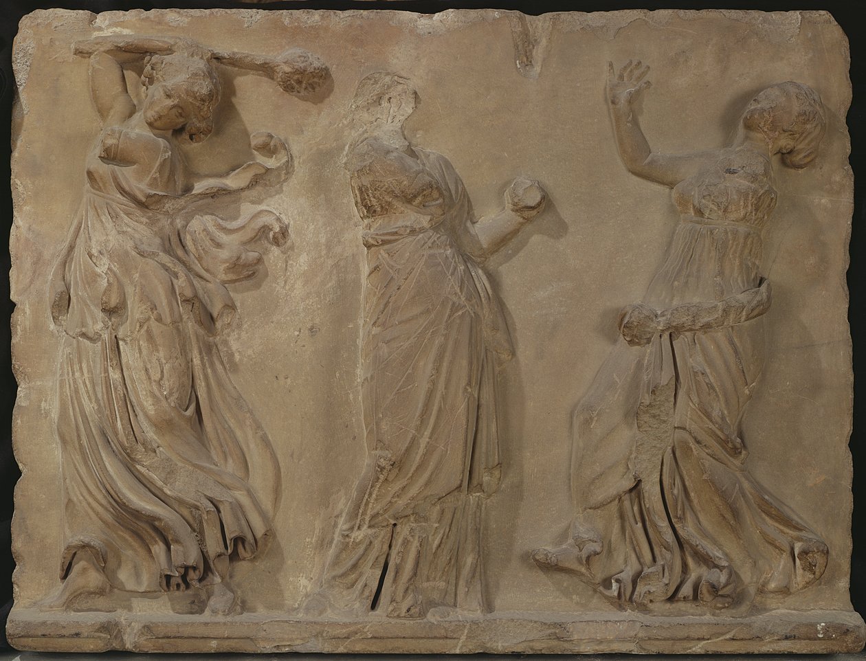 Tři Bacchantes, 336-30 př.nl od Greek