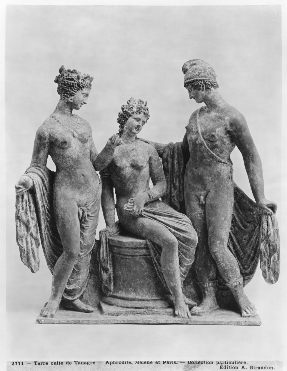 Afrodita, Helena a Paris, z Tanagra (terakota) od Greek School