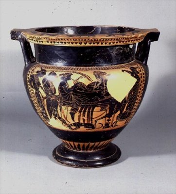 Sloup Krater, atika, 530-520 př. n. l. (keramika) od Greek